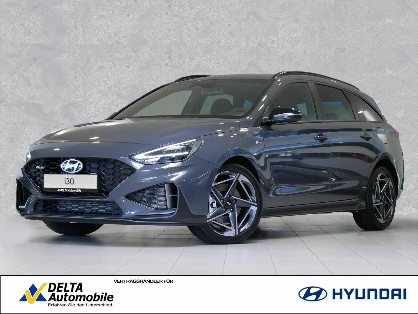 Hyundai i30 Kombi 1.5 T-GDI N-Line Navi LED Kamera Carpl Grijs - 1