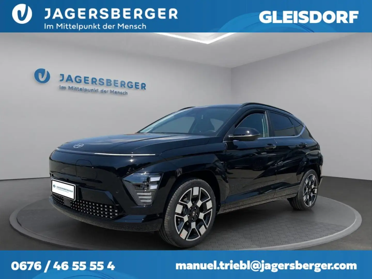 Hyundai KONA EV (SX2) Comfort Line 64,8 kWh k7ec2-P24-O23 Schwarz - 1