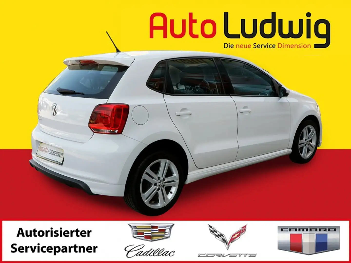 Volkswagen Polo 4Sports 1,2 *KLIMAAUTOMATIK*SITZHEIZUNG*REGENSE... Blanc - 2
