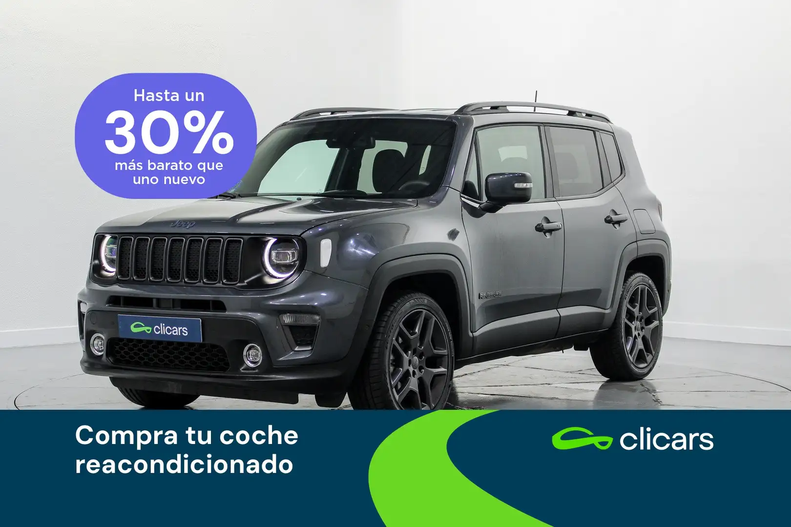 Jeep Renegade 1.3 PHEV Trailhawk 4x4 Aut. 240 Gris - 1
