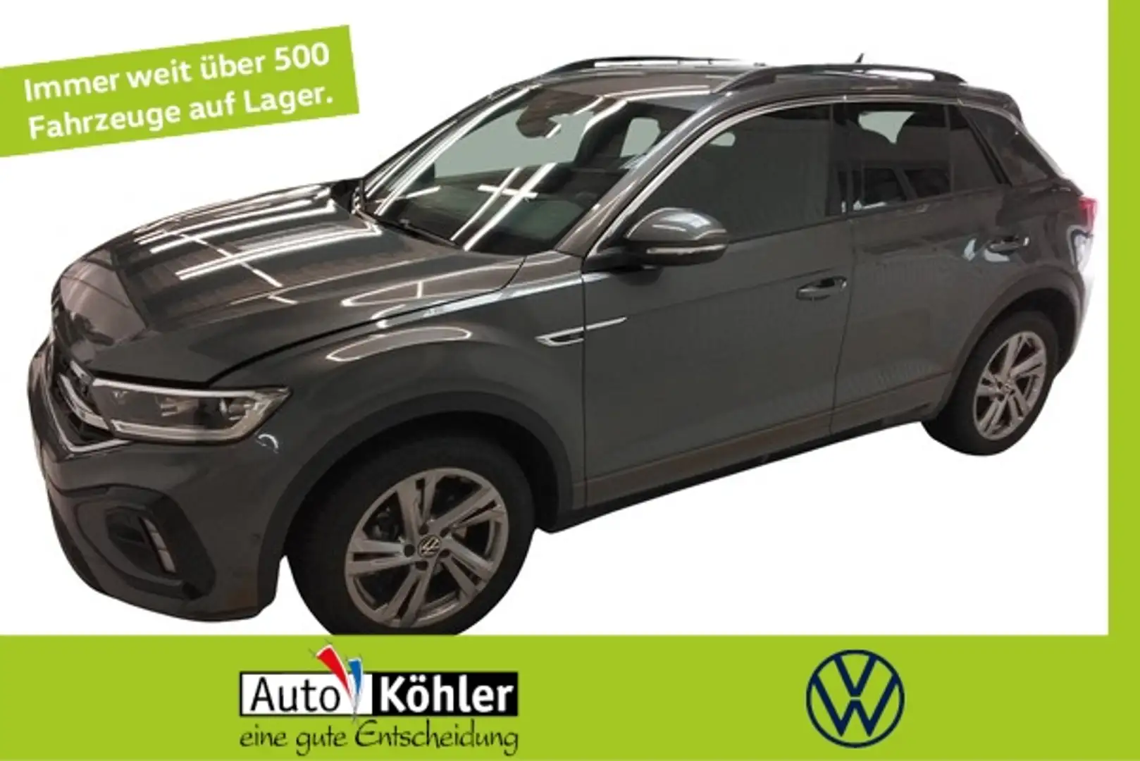 Volkswagen T-Roc R-Line TSi DSG Black+CarPlay+ACC+AHK+LED Schwarz - 1