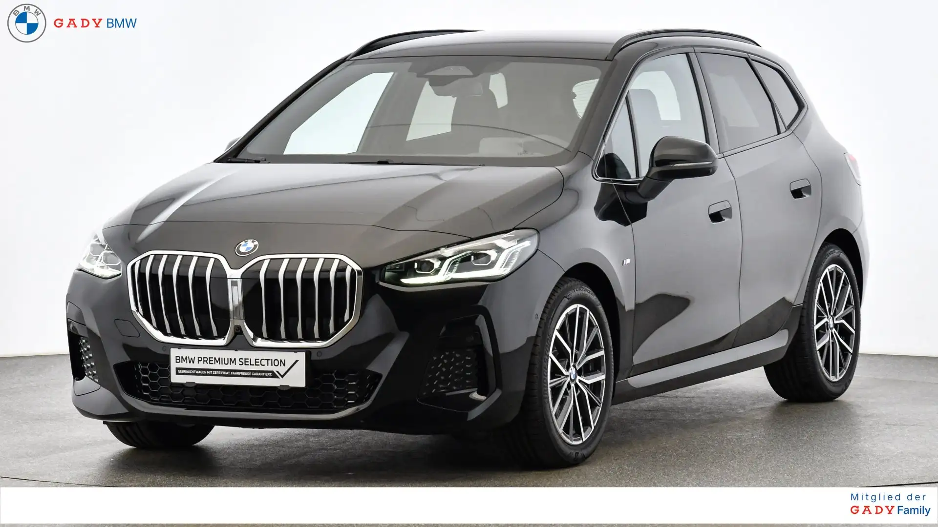 BMW 218 d M-Sportpaket Schwarz - 1