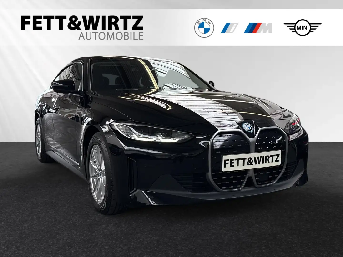 BMW i4 eDrive40 Gran Coupé Stop&Go|HiFi|Parkass. Schwarz - 1