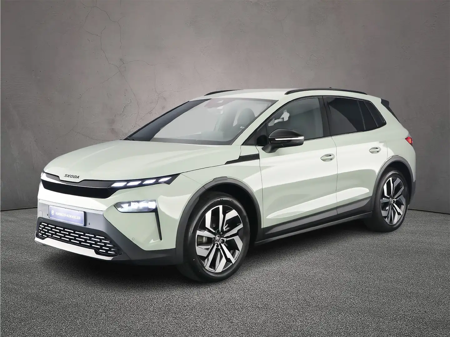 Skoda Elroq Elektromotor 63 kWh 204pk Sportline Private lease Groen - 2