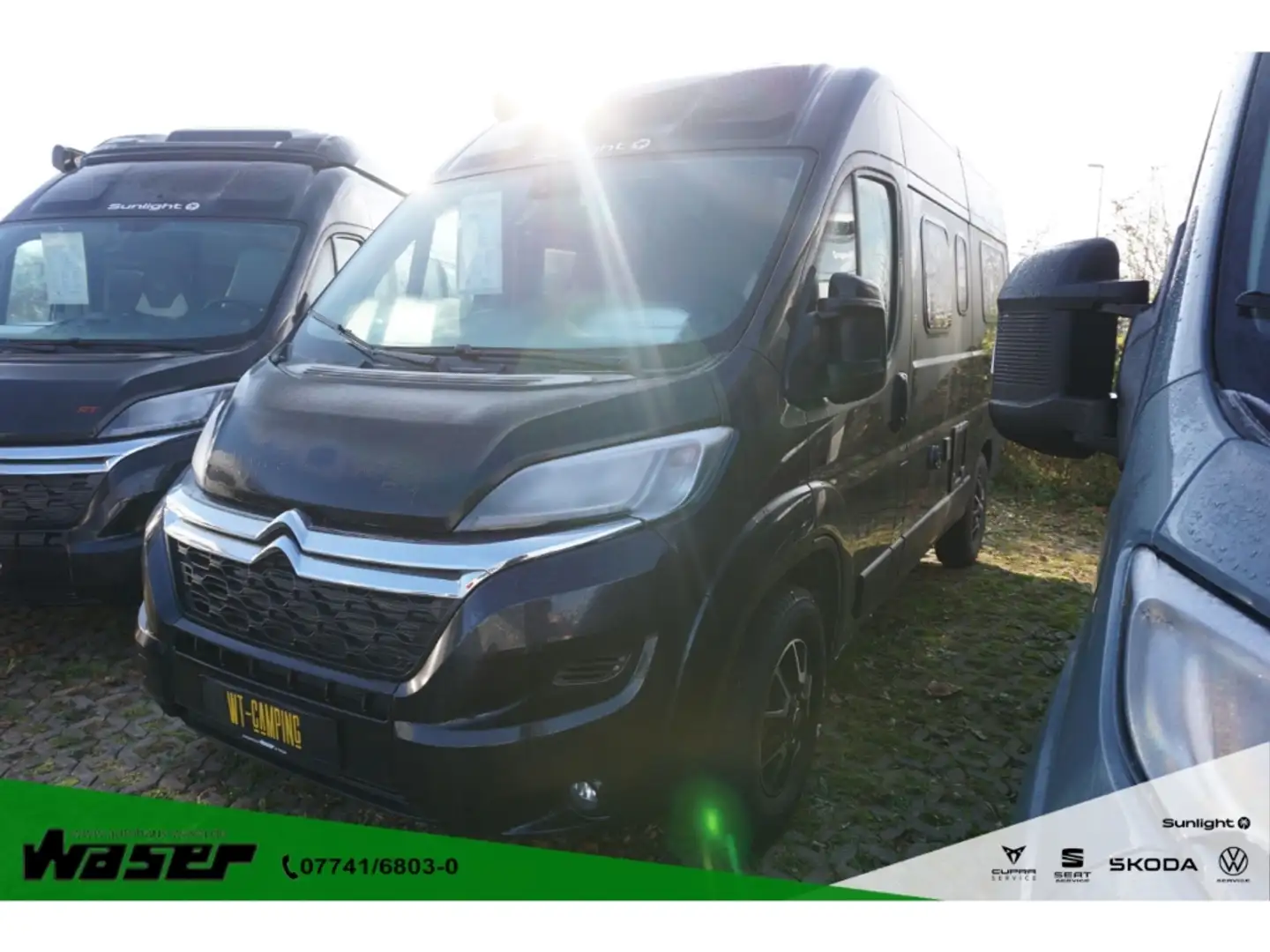 Sunlight Cliff 540 Adventure Edition Citroen Chassis Schwarz - 1