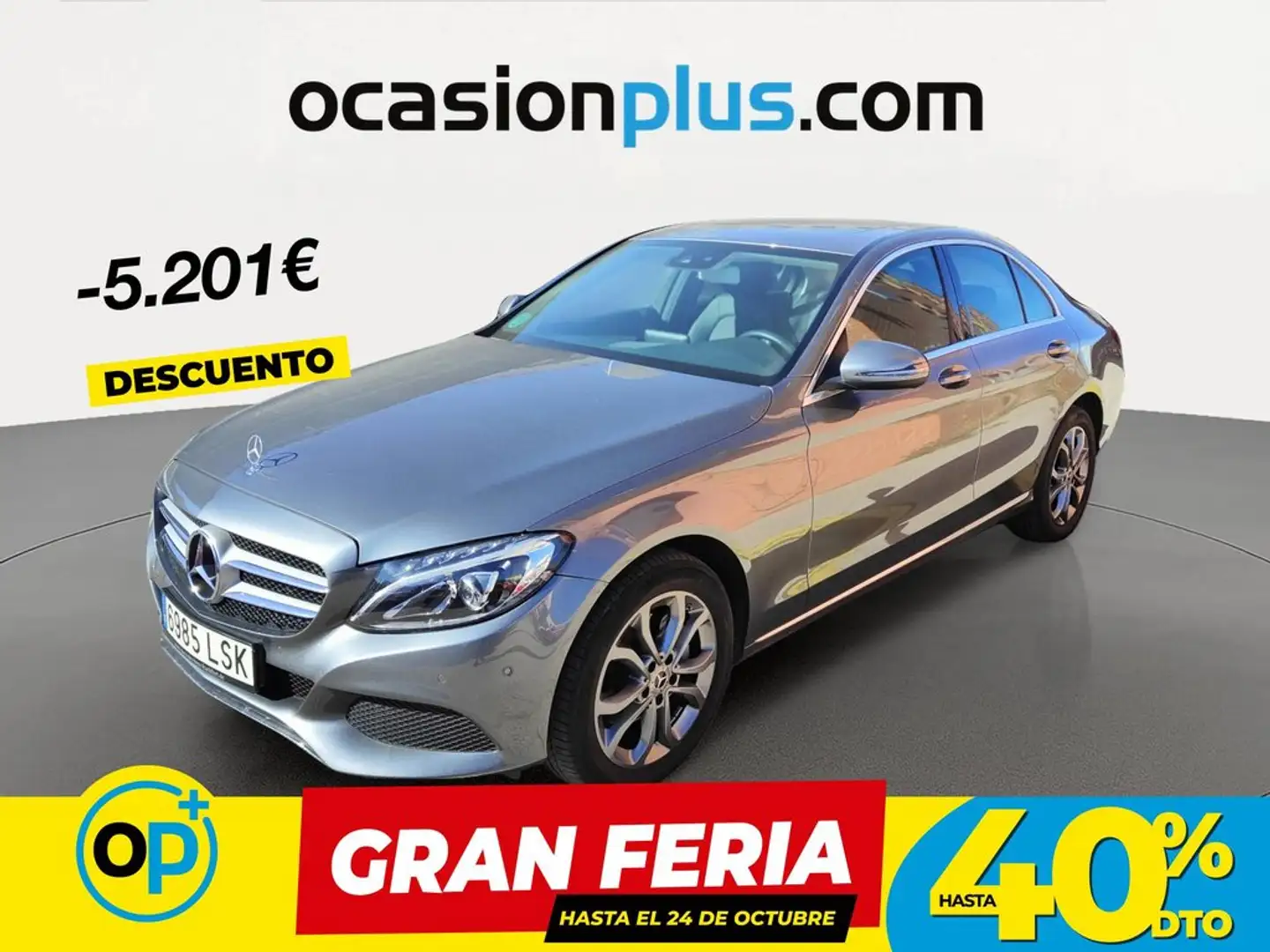Mercedes-Benz C 200 7G Plus Gris - 1