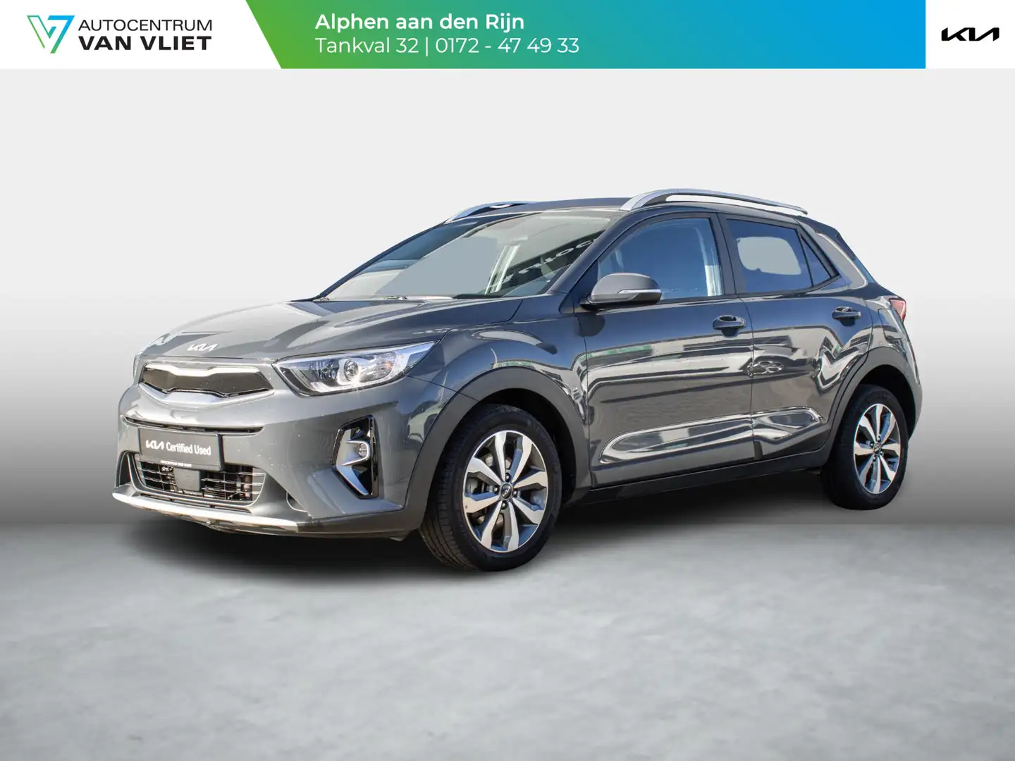 Kia Stonic 1.0 T-GDi MHEV DynamicPlusLine Navi | Climate | Ke Grijs - 1