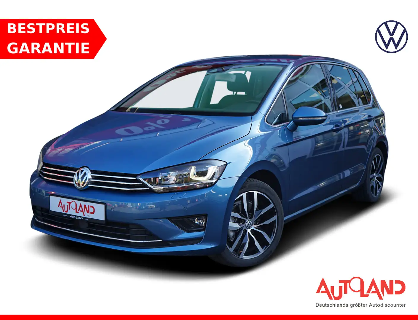 Volkswagen Golf Sportsvan VII 1.4 TSI LED Navi Sitzheizung Bleu - 1