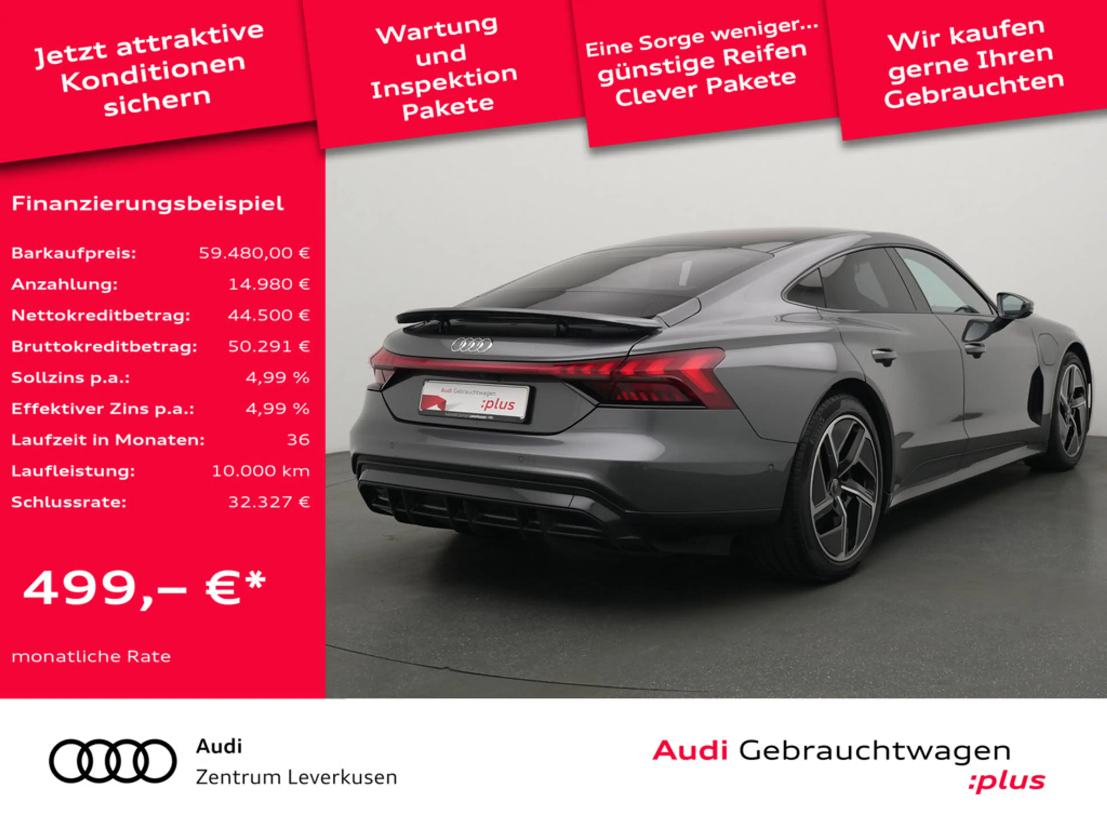 Audi e-tron GT quattro ACC B&O PANO NAVI LUFT 360° — photo 2