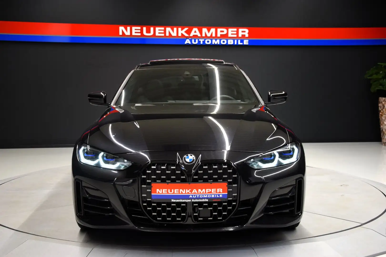 BMW 420 420d Gran Coupé M Sport Laser GSHD ACC HuD Leder Schwarz - 2