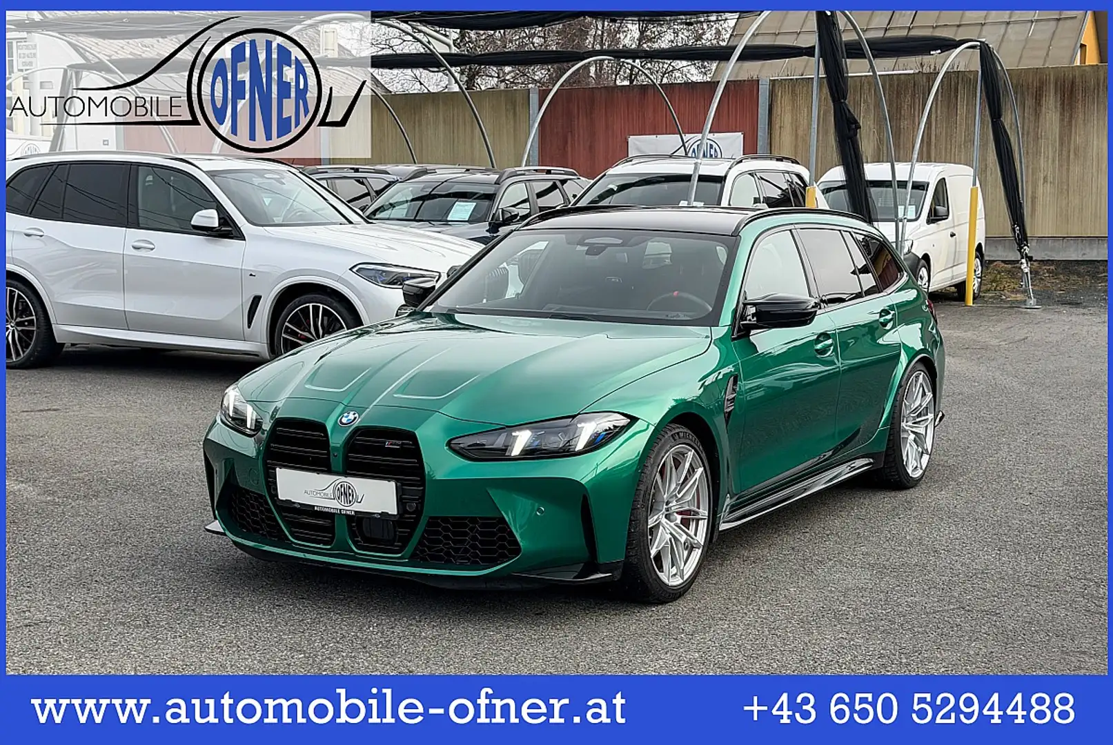 BMW M3 Competition M xDrive Touring Aut. Innovations-P... Grün - 1