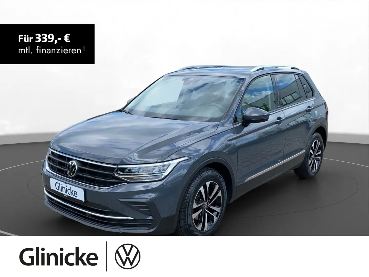 Volkswagen Tiguan United 1.5 TSI DSG PDC Navi LED AHK Lenkr Gris - 1