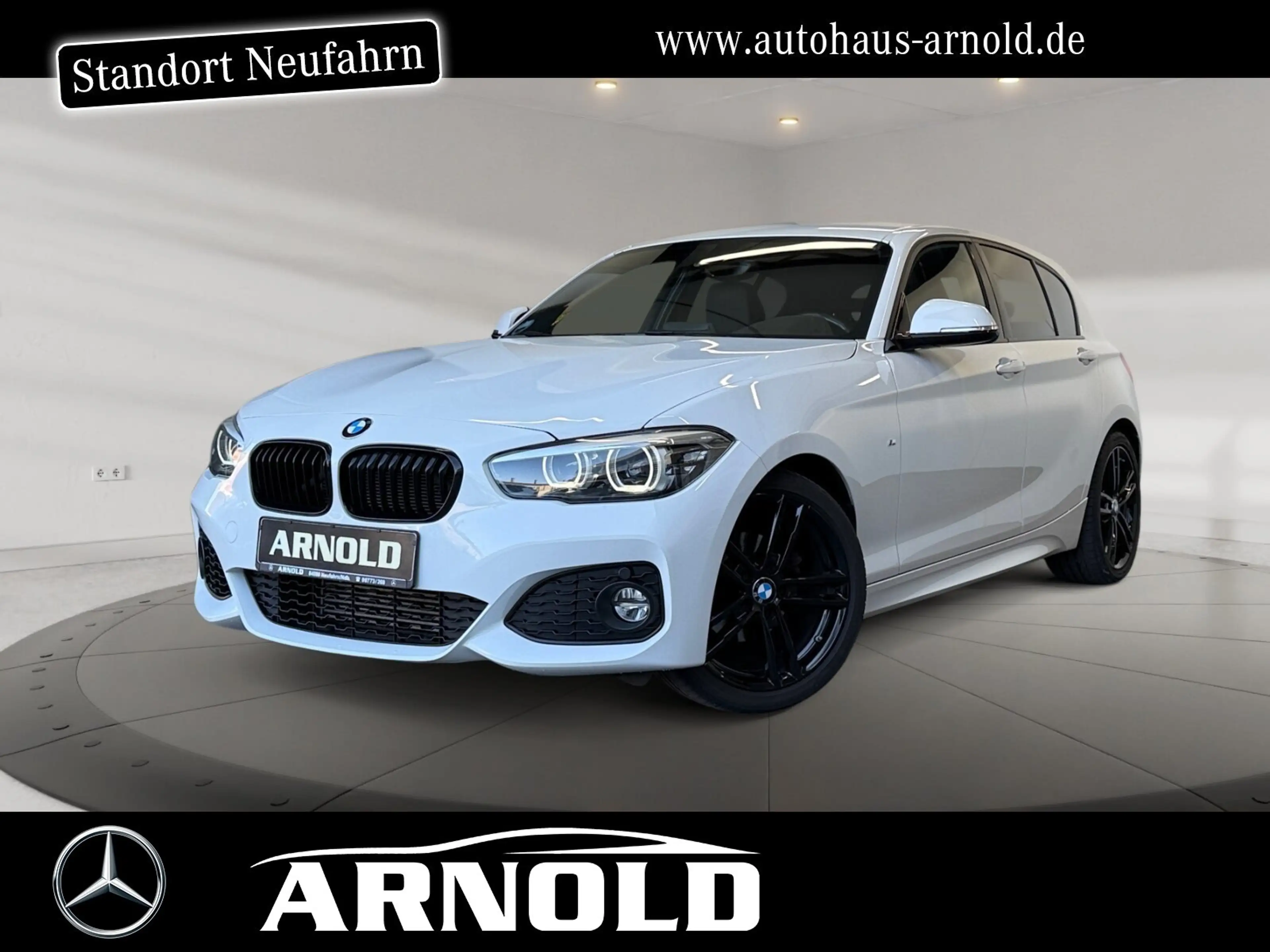 BMW 118 i M-Sport Navi LED Leder Getönte-Sch. Sitzh. Sport Line Business-Paket/Klima/Sitzhzg./Park-Assist./Tempomat/eFH.