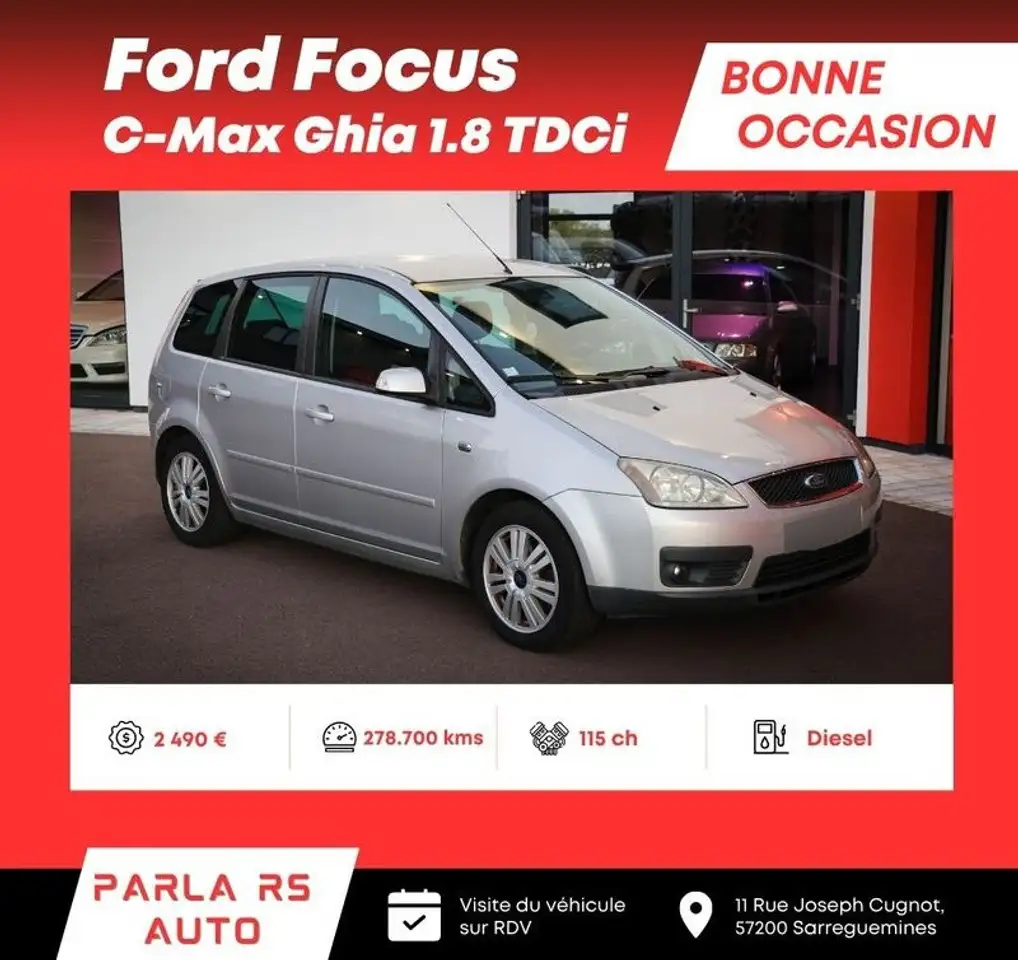 Ford C-Max Focus Ghia 1.8 TDCi 115ch — photo 1 of 5