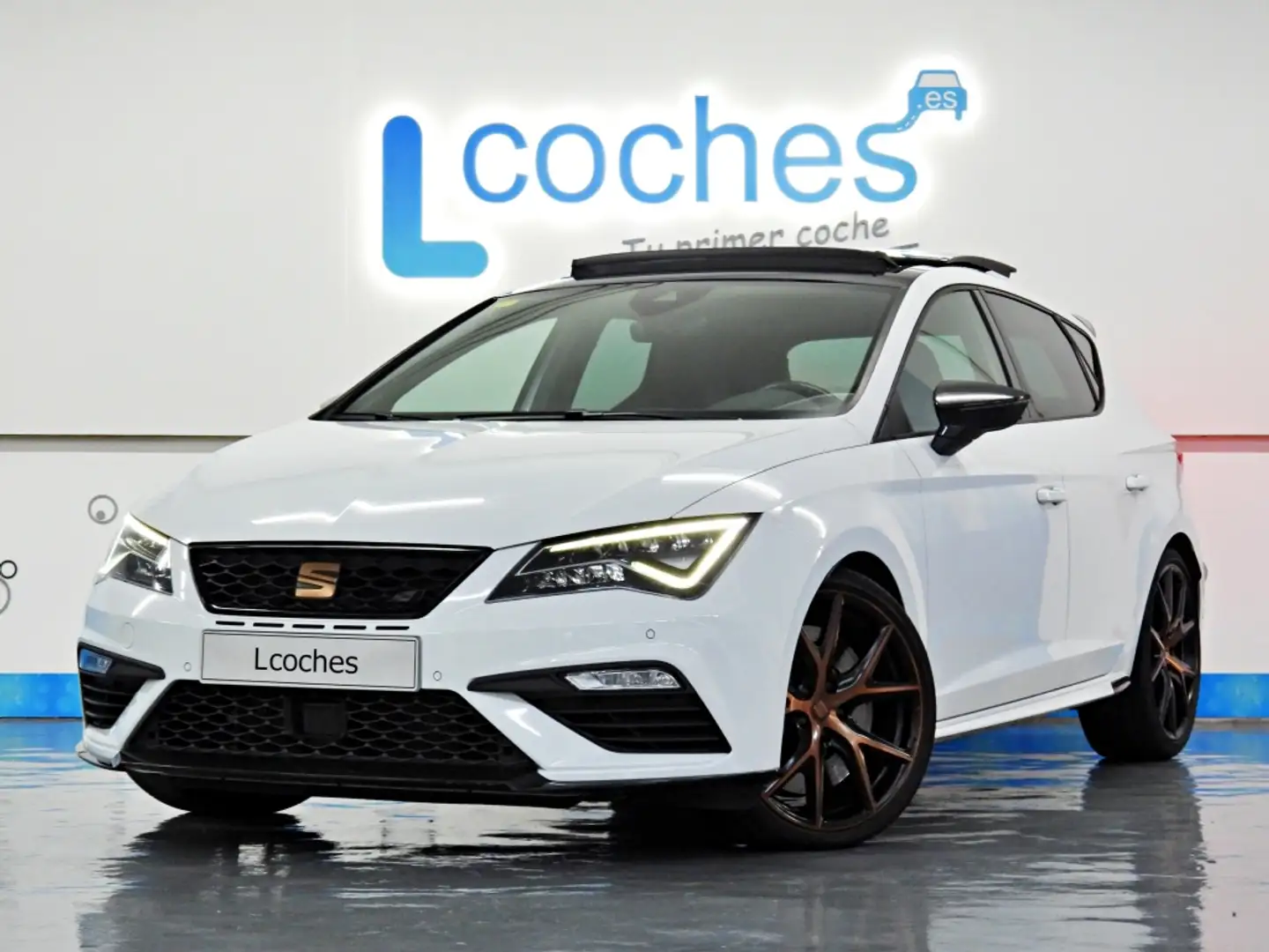 SEAT Leon 2.0 TSI S&S Cupra Carbon DSG7 290 Blanco - 1