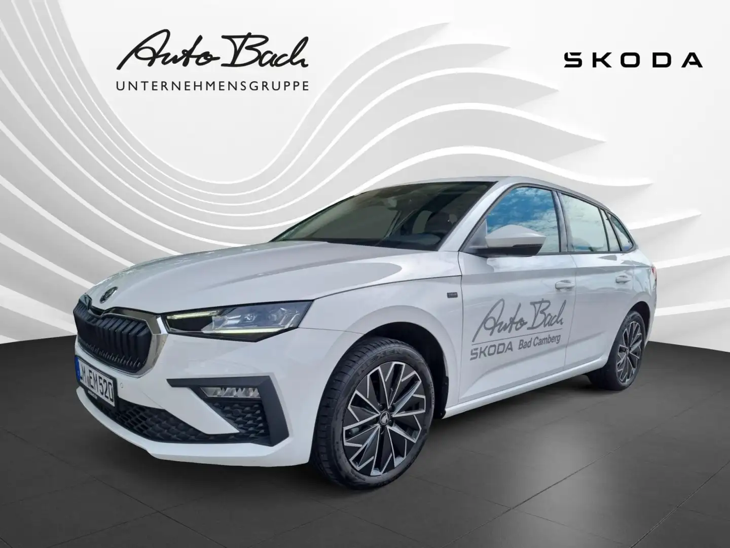 Skoda Scala 1.0 TSI Tour DSG LED CarPlay GRA RFK DAB Blanc - 1