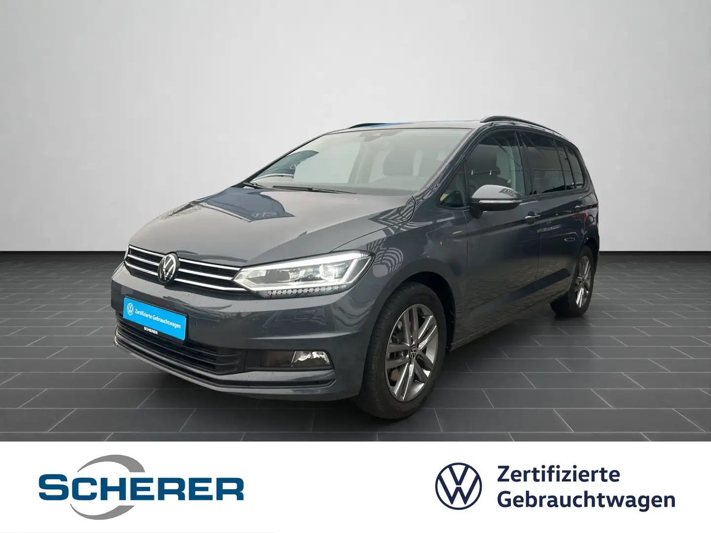 Volkswagen Touran Comfortline 1.5 TSI DSG 7-SITZER NAVI PAN Grau - 1