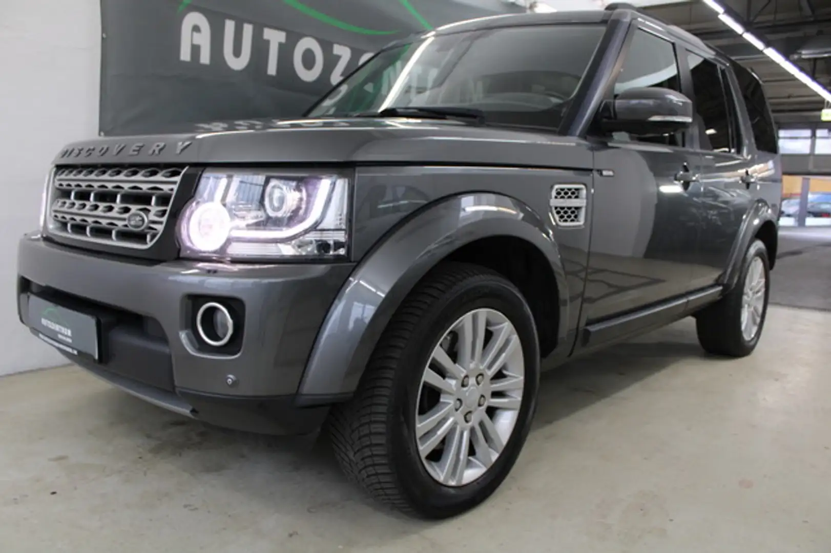 Land Rover Discovery 4 SDV6 HSE 1.Hand/AHK/Meridian/Stdhzg Grau - 1