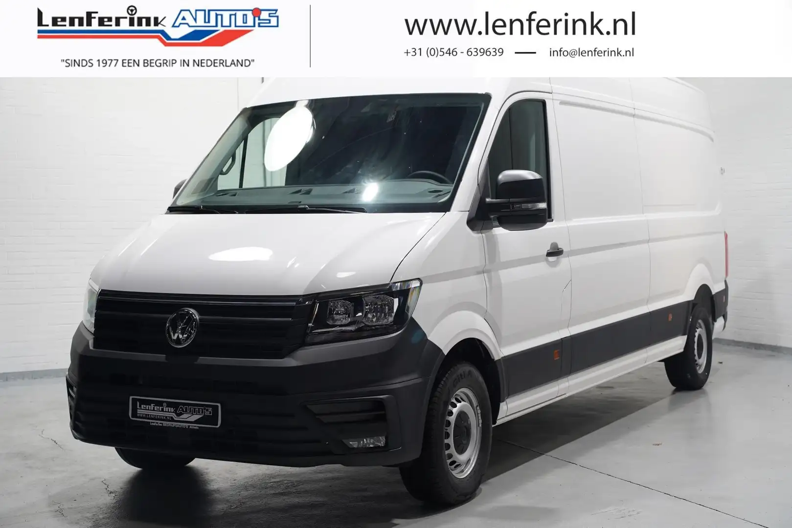 Volkswagen Crafter 2.0 TDI 140 pk L4H3 Airco, Cruise Control Geveerde Wit - 1