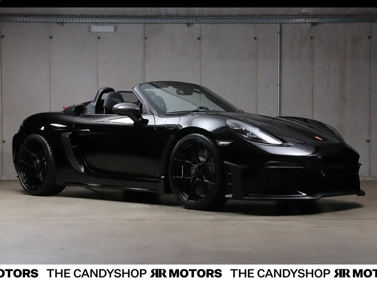 Porsche Boxster 718 Boxster Spyder RS *Weissach*Lift*Neu*all-bl... Schwarz - 1