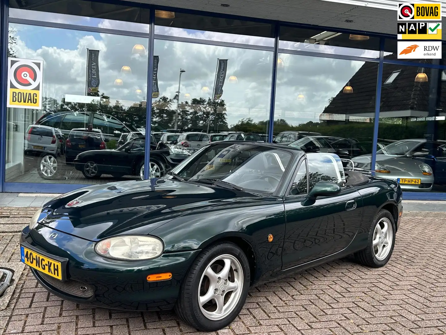 Mazda MX-5 1.6i Leer Airco Nieuw Dak Volledig Dealeronderhoud Zelená - 1