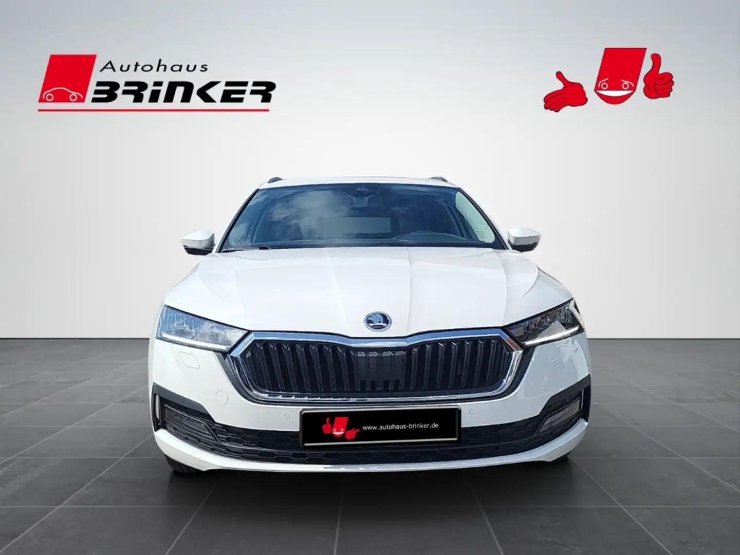 Skoda Octavia Combi Clever 1.5 TSI AHK-klappbar Navi Digitales C Weiß - 2