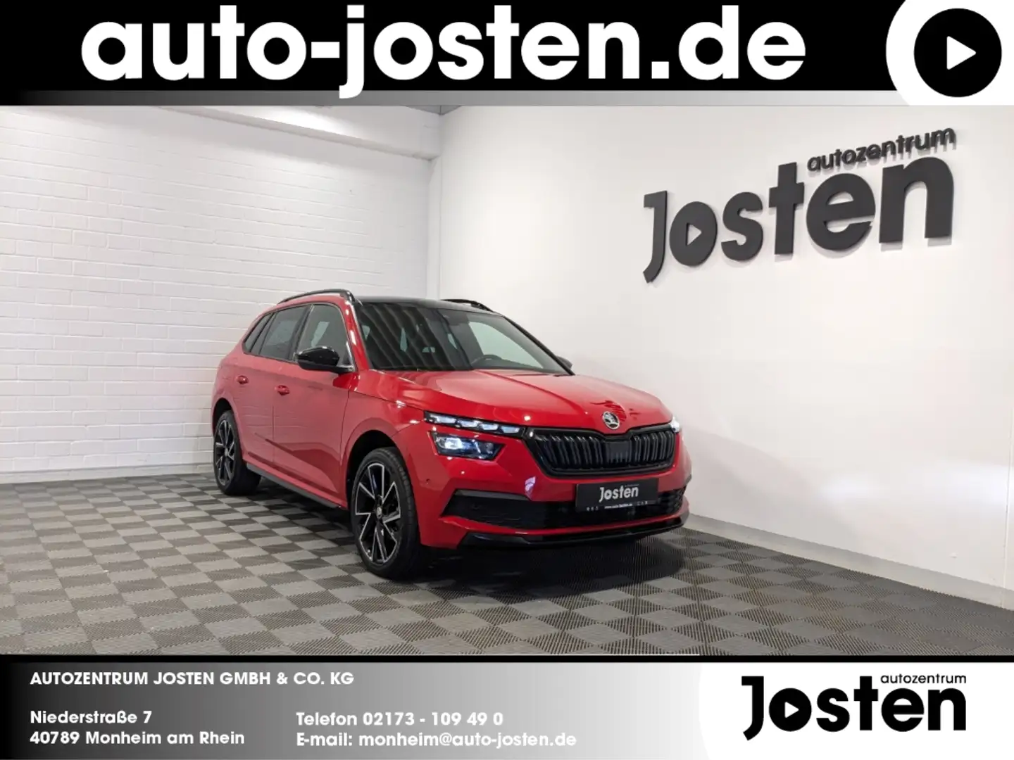 Skoda Kamiq Monte Carlo 1.5TSI DSG Navi CarPlay Virtual Rouge - 1