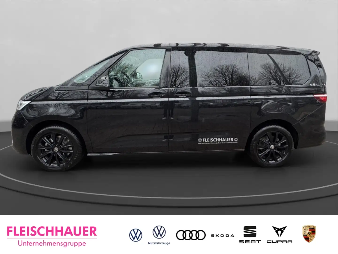 Volkswagen T7 Multivan Goal langer Überhang 150 PS TDI DSG AHK Navi Schwarz - 2