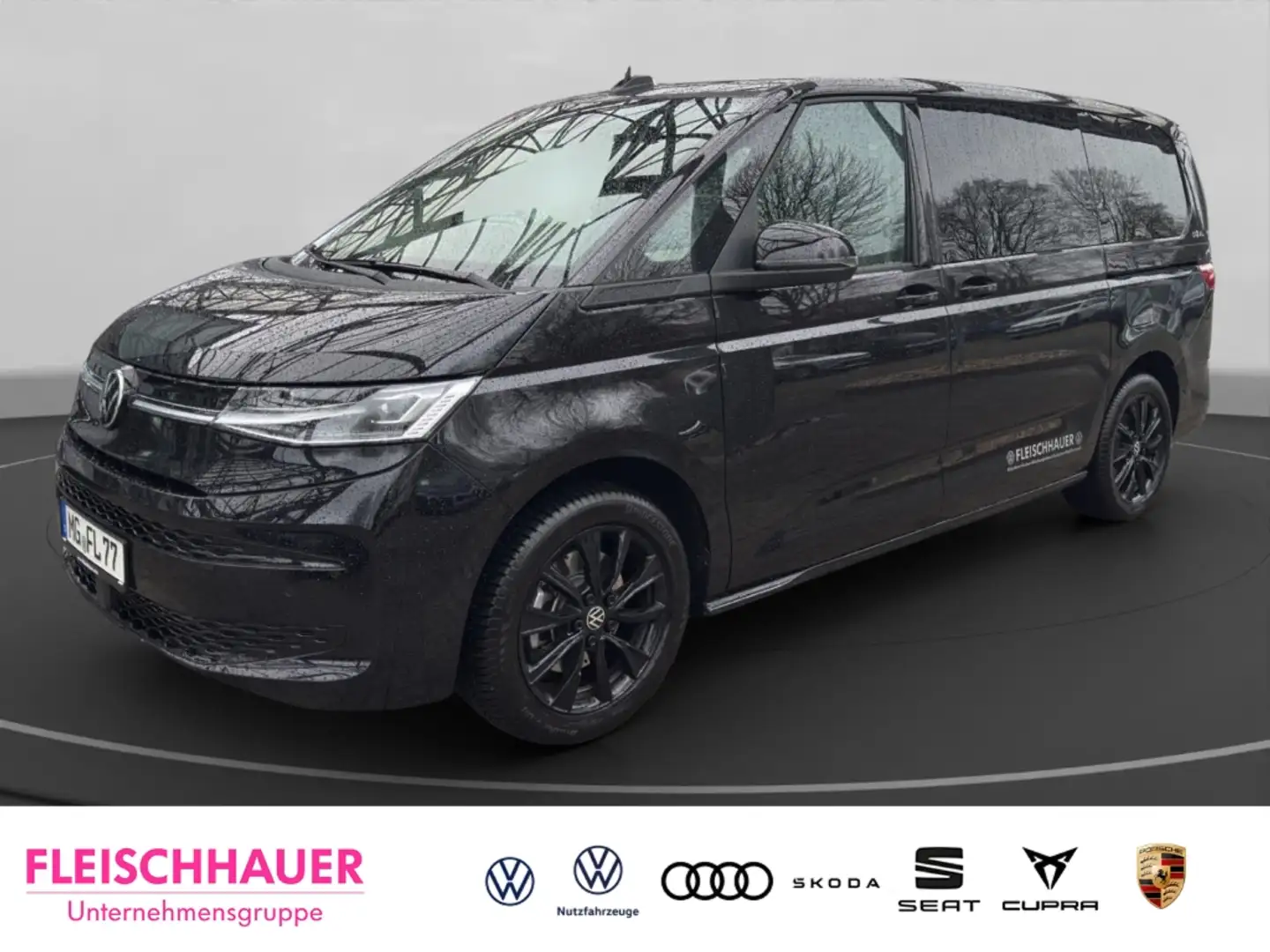 Volkswagen T7 Multivan Goal langer Überhang 150 PS TDI DSG AHK Navi Schwarz - 1