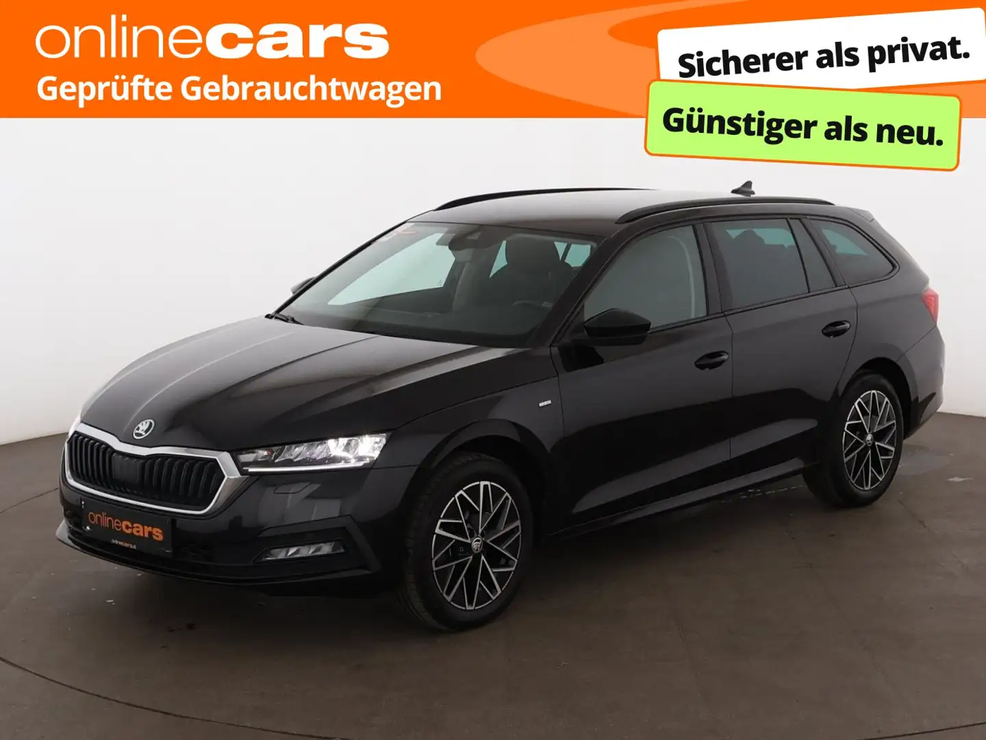 Skoda Octavia Combi 2.0 TDI Ambition Aut LED AHK R-CAM Schwarz - 1
