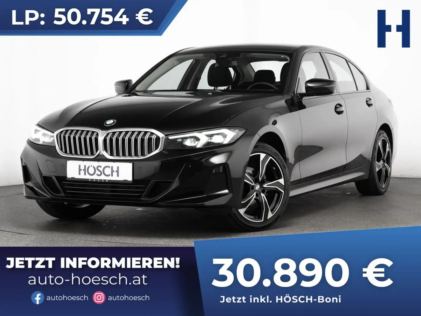 BMW 318 i LIVE PLUS WIDESCREEN DISPLAY JETZT SICHERN Schwarz - 1