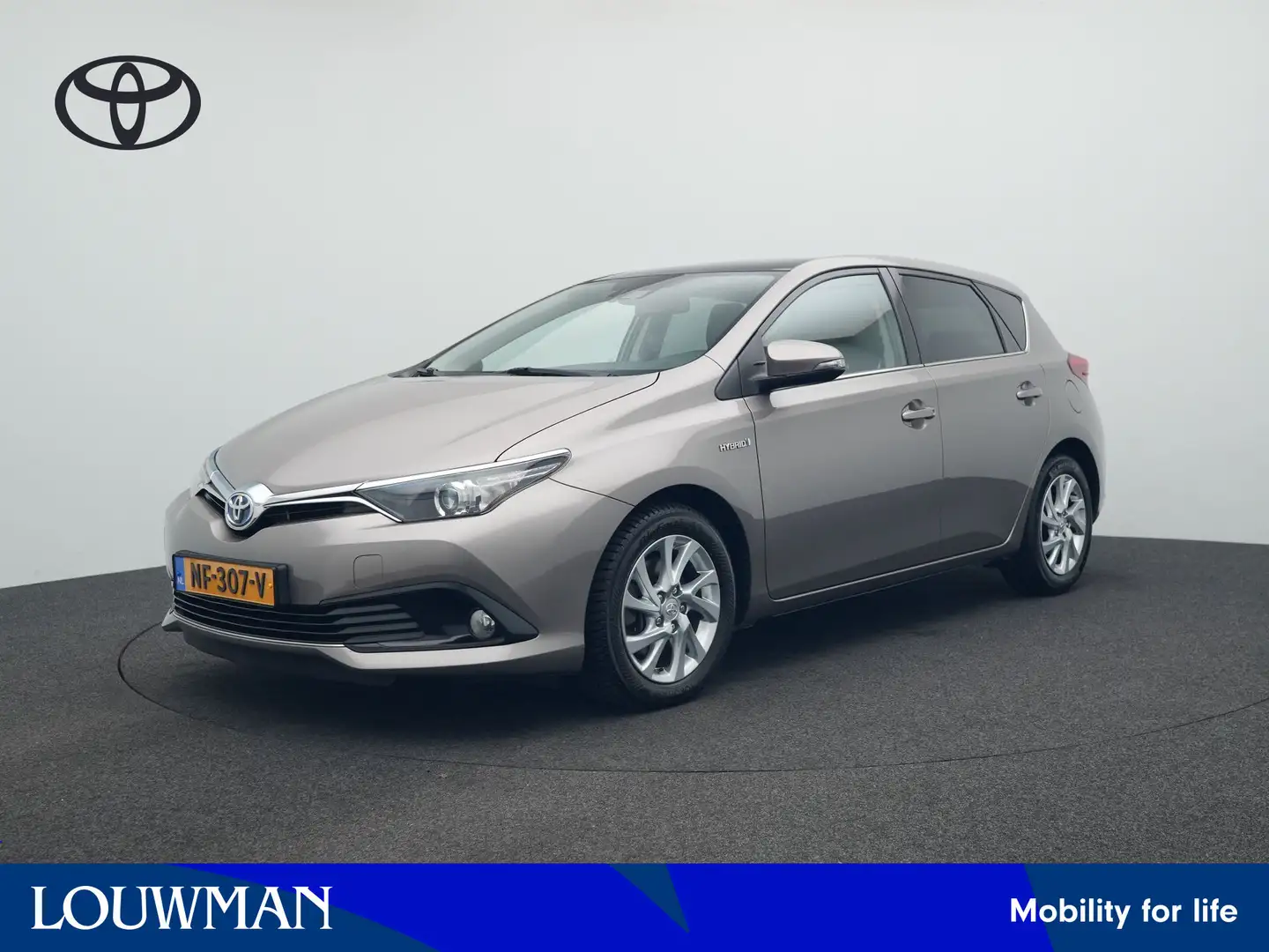 Toyota Auris 1.8 Hybrid Trend Grijs - 1