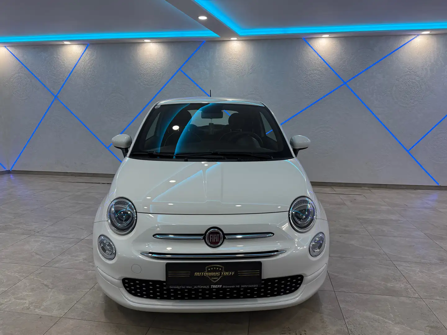 Fiat 500 500 1,2 Fire 70 Lounge*TEMPOMAT*PDC*1.BESITZ* Weiß - 2