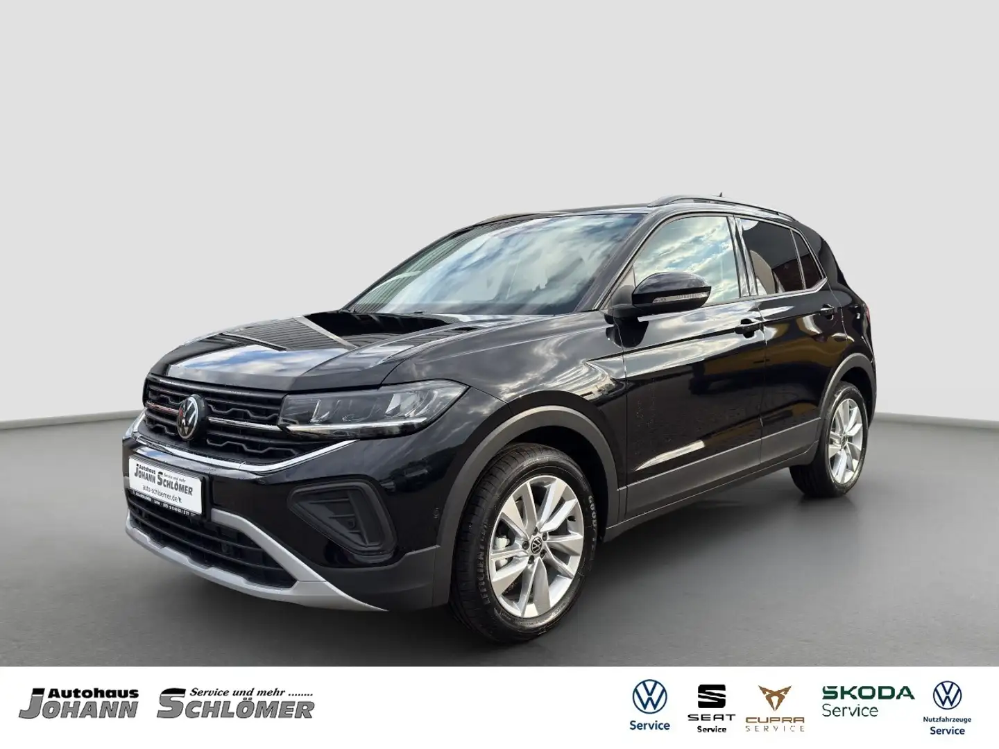 Volkswagen T-Cross Tour 1.0 TSI DSG LED PDC AHK KAMERA SHZ Klima Чорний - 1