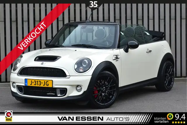 MINI John Cooper Works Cabrio Mini 1.6 Navigatie Leder Xenon Stoelverw. Cruise C