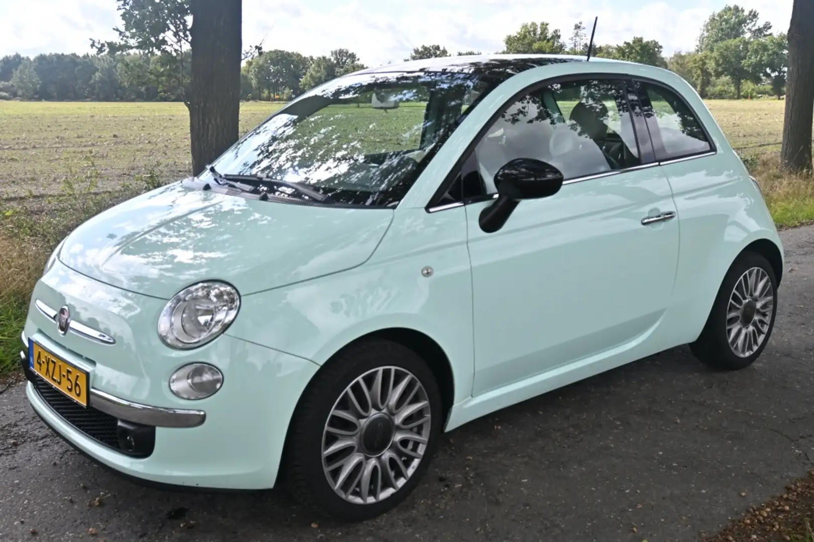 Fiat 500 0.9 TwinAir T Cult *Uniek | Panorama | P.sensor | Verde - 1