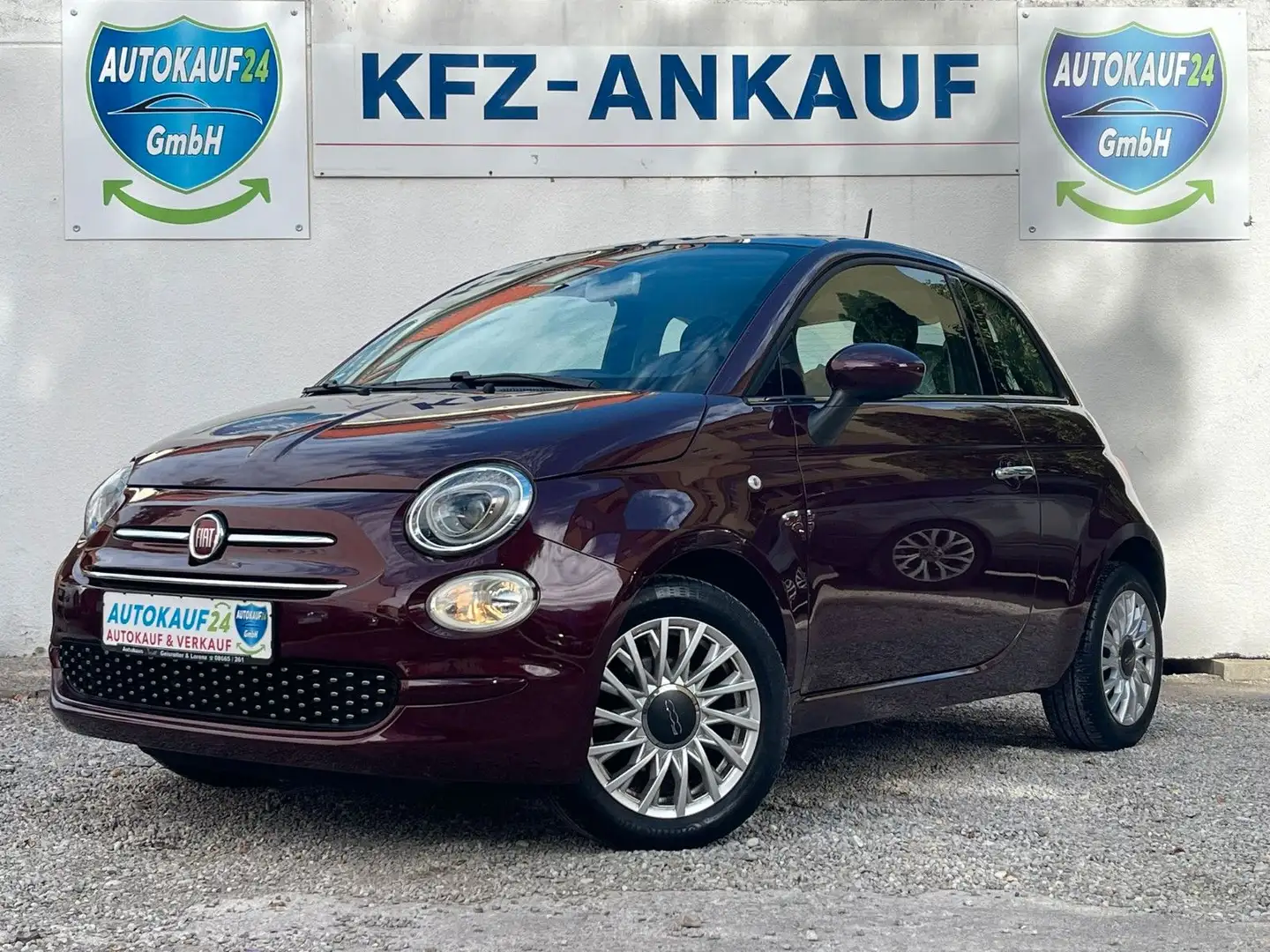 Fiat 500 *Panorama-Dach*SHZ*PDC* Rouge - 1