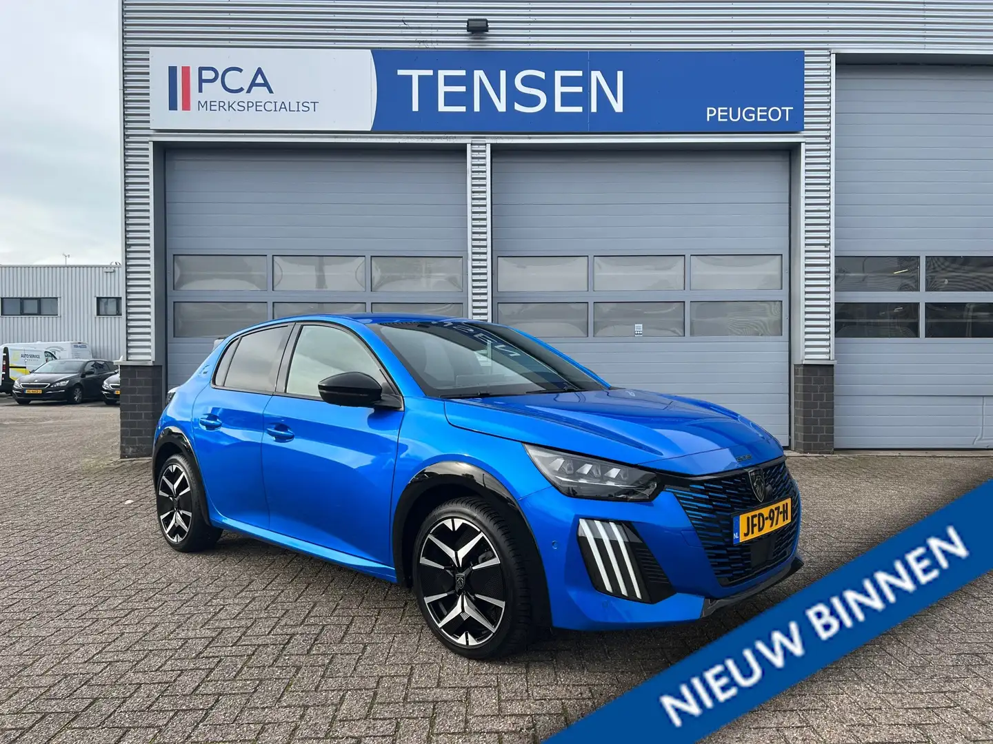 Peugeot 208 Hybrid 145 e-DCS6 GT | Half leer | Navigatie | Ada Blauw - 1