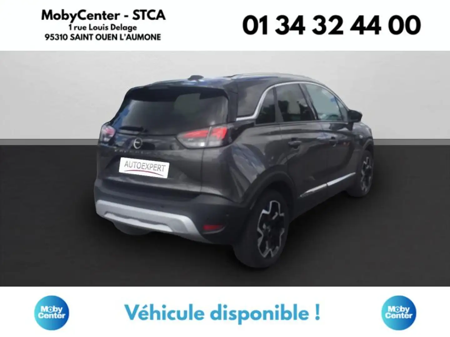 Opel Crossland 1.2 Turbo 130ch Ultimate Gris - 2