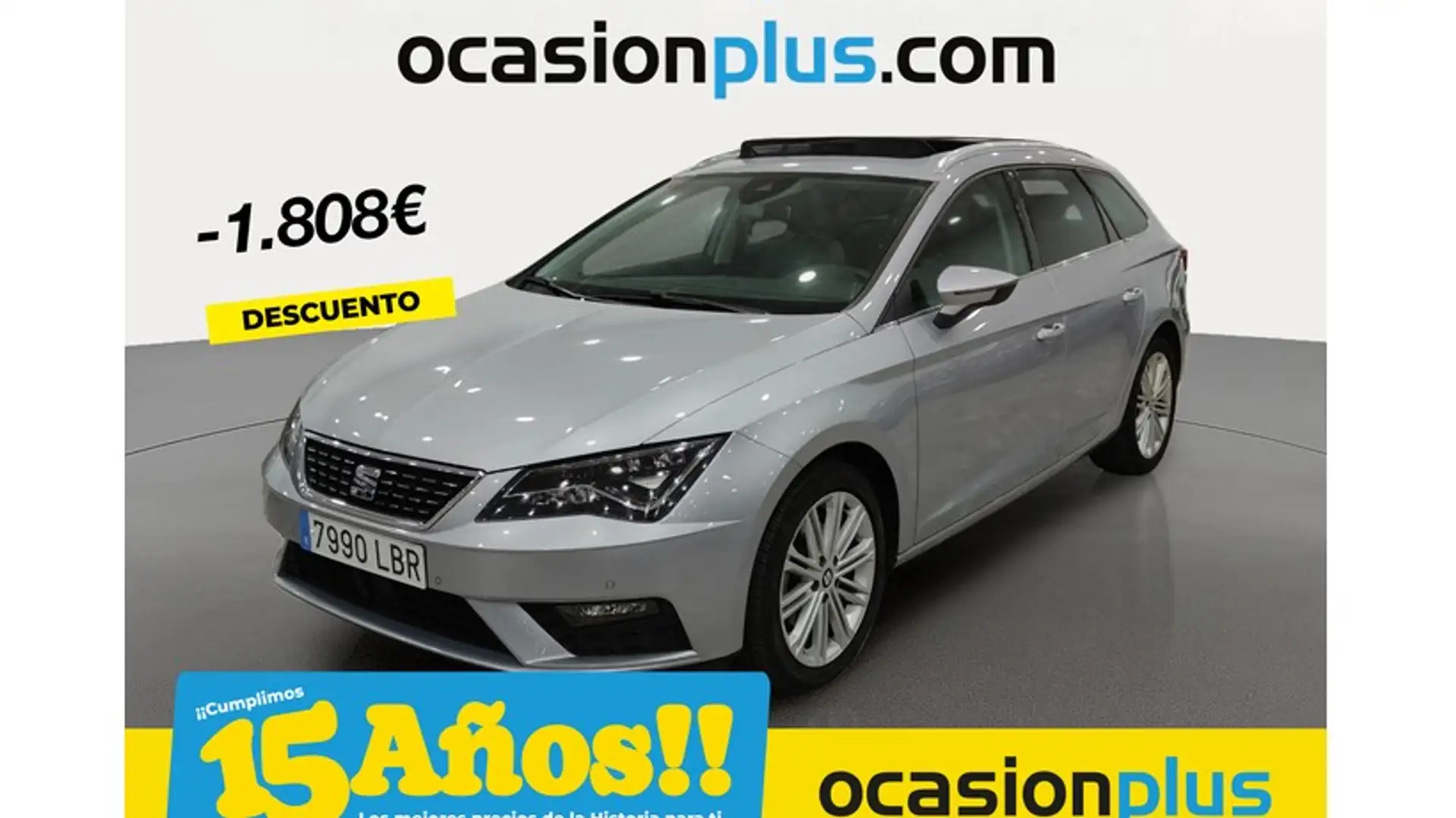 SEAT Leon ST 2.0TDI CR S&S Xcellence DSG7 150 Argent - 1