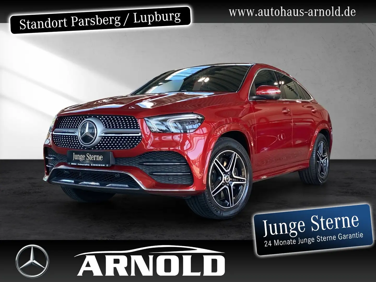 Mercedes-Benz GLE 350 GLE 350 d 4M Coupe AMG L. AIRM Memory Pano 360° Rot - 1