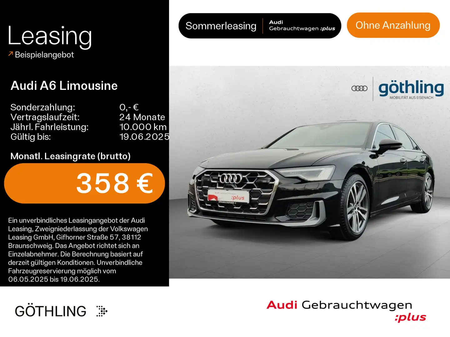 Audi A6 45 TFSI quatt*S line*Matrix*Kam*Nav Noir - 1