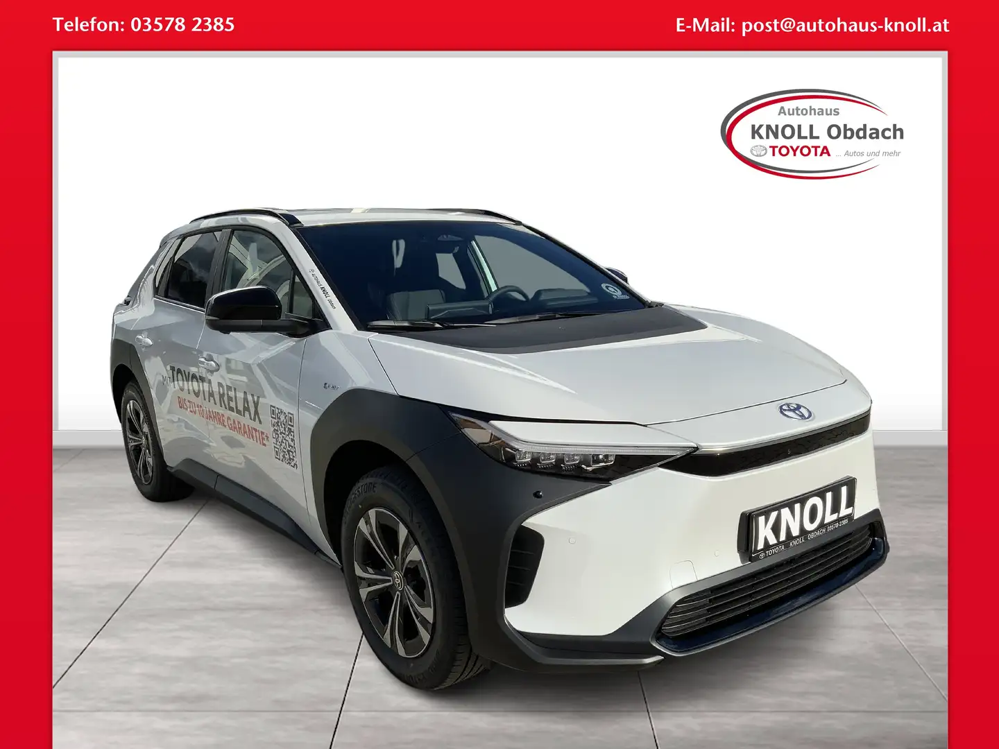 Toyota bZ4X Basis 2WD Comfortpaket Weiß - 1