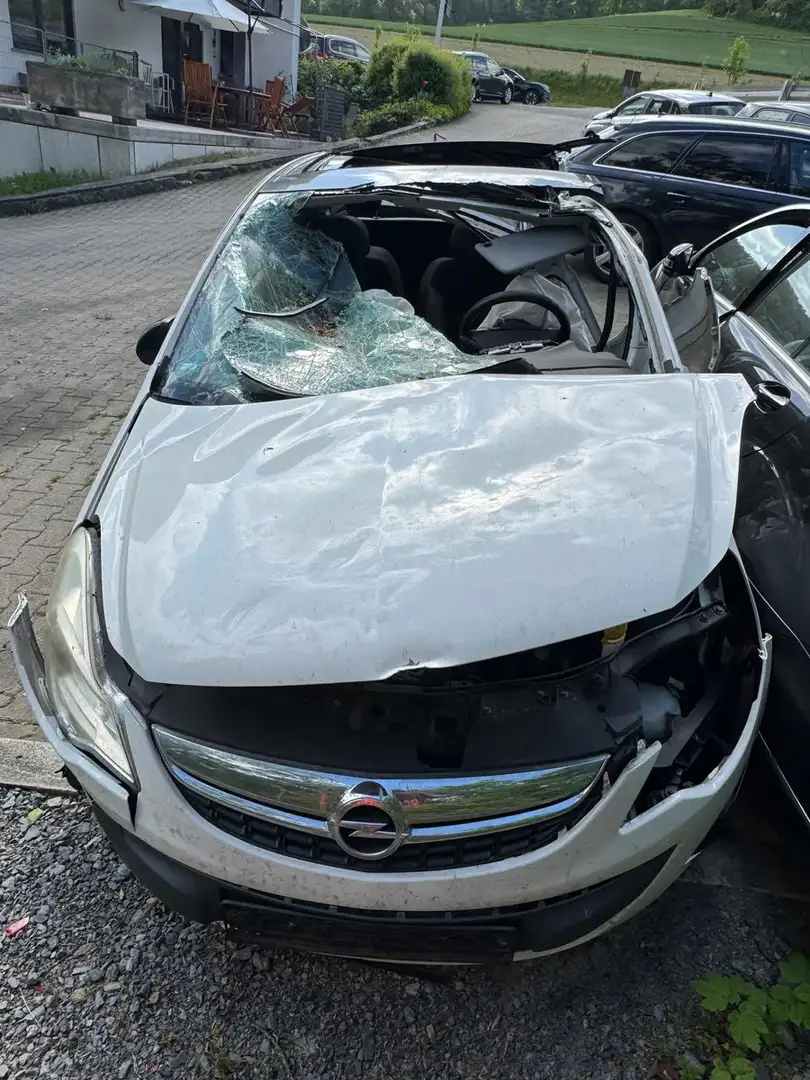 Opel Corsa D 1.2 *150 Jahre Opel*UNFALL*HÄNDLER*EXPOR Blanc - 2