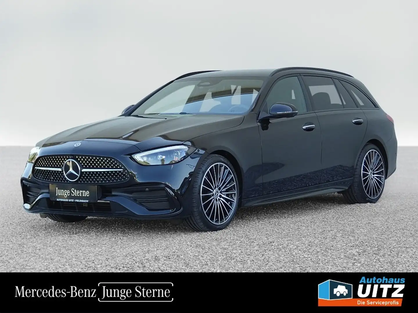 Mercedes-Benz C 200 d T AMG +DigiLight+360°+AHK+Standh+Distr Schwarz - 1