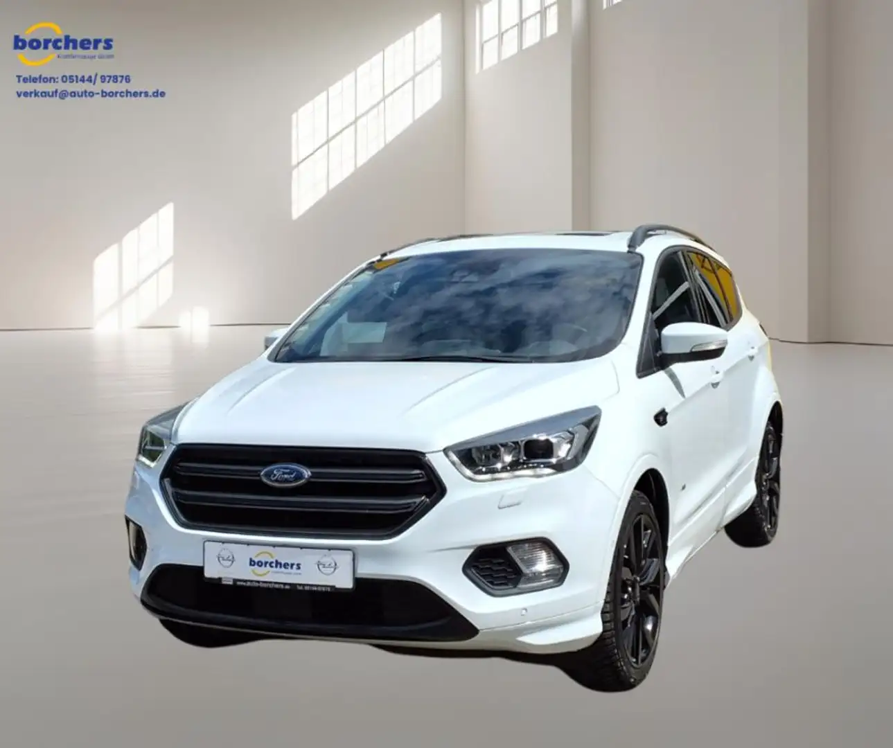 Ford Kuga 2.0 TDCi 4x4 Aut. ST-Line Weiß - 1
