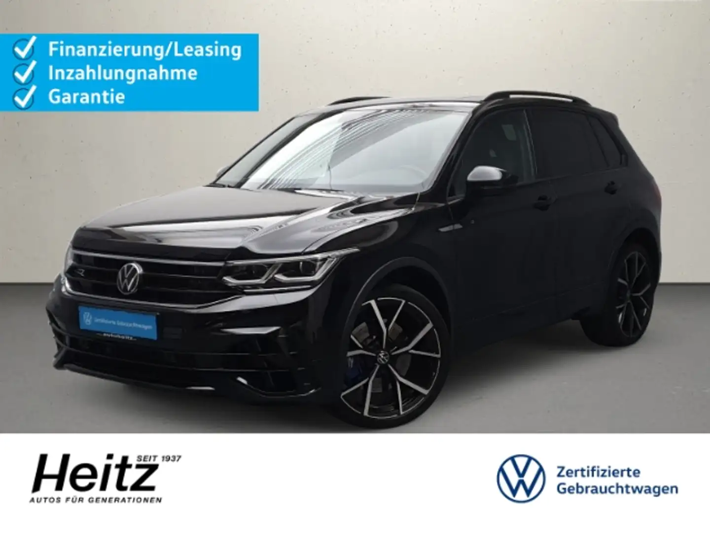 Volkswagen Tiguan R 4MOTION DSG AHK Pano Navi DCC Matrix Schwarz - 1