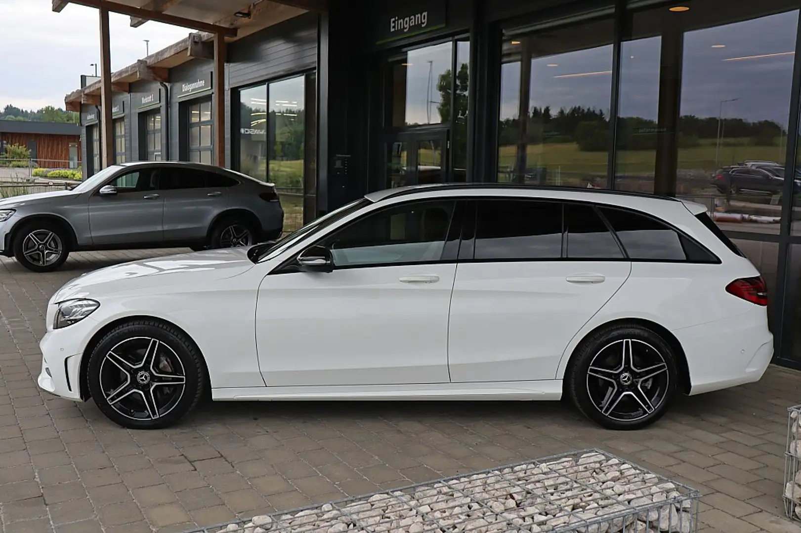 Mercedes-Benz C 180 d T Aut. AMG LED, Navi, Sportsitze Leder, Night... Blanco - 2