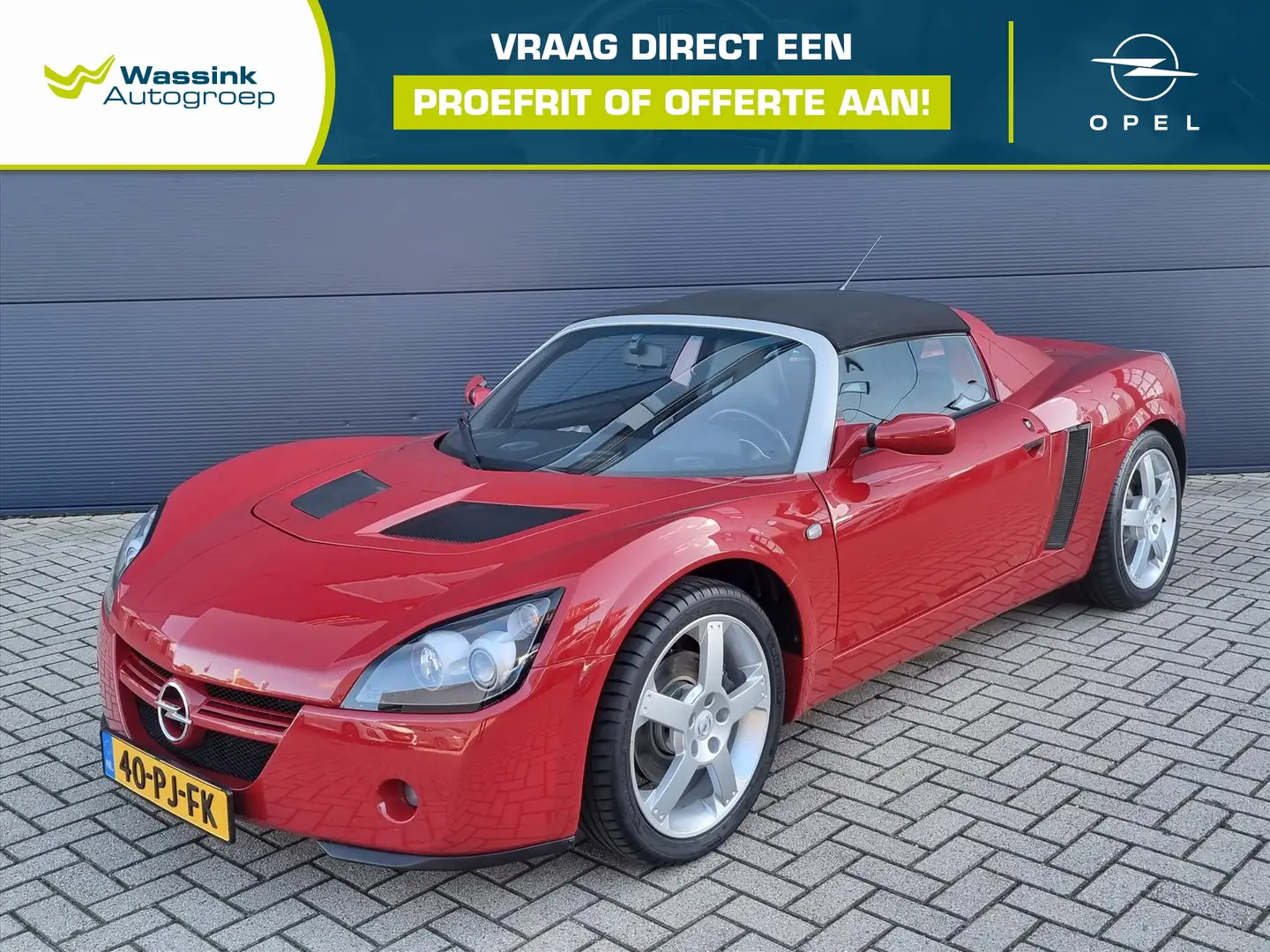 Opel Speedster 2.2 TARGA | Softtop | Lage KM Stand | Historie Aan Rouge - 1