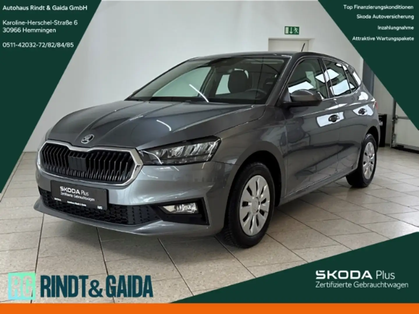 Skoda Fabia Selection 1.0 TSI DSG SHZ Freisprech PDC Grau - 1